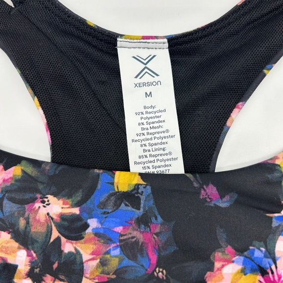 Xersion Women's Pixel Floral Medium Support Sports Bra Sizes S M L XL - Picture 5 of 10